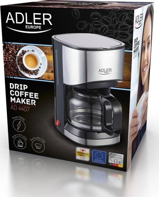 Adler AD-4407 AD 4407 Καφετιέρα Φίλτρου 550W Silver 7