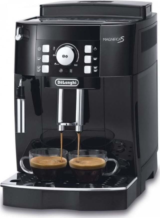 De'Longhi Magnifica S Αυτόματη Μηχανή Espresso 1450W Πίεσης 15bar με Μύλο Άλεσης Μαύρη ECAM21.117.B