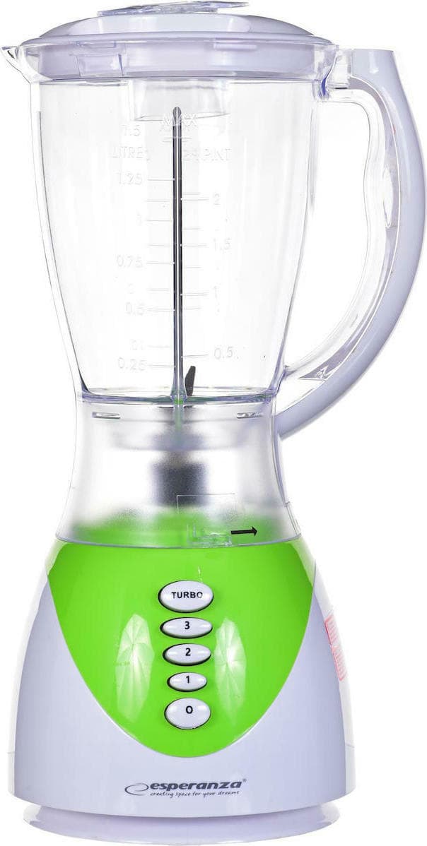Esperanza Pina Colada Μπλέντερ με Πλαστική Κανάτα 1.5 lt 350W Πράσινο 4