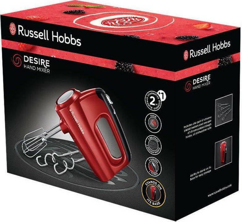 Russell Hobbs Desire Μίξερ Χειρός 350W Κόκκινο 5