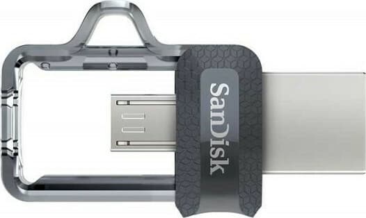 Sandisk Ultra Dual Drive M3.0 256GB USB 3.0 Stick με σύνδεση USB-A & micro USB-B Μαύρο 5