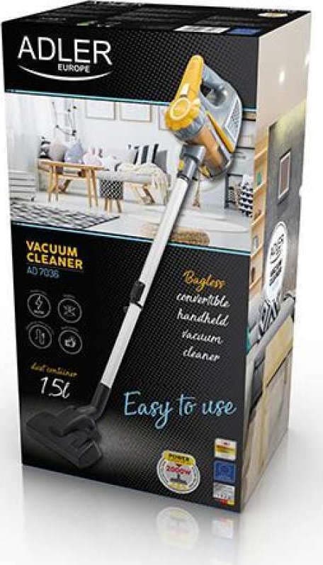 Adler AD 7036 Ηλεκτρική Σκούπα 2 σε 1 Stick & Χειρός 800W Μαύρη 6