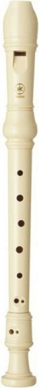 Yamaha Soprano Παιδική Πλαστική Φλογέρα YRS-23 Γερμανική Λευκή 5