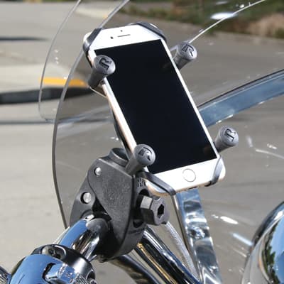 RAM Mount Βάση Κινητού Μοτοσυκλέτας με Ρυθμιζόμενο Βραχίονα 5.5-6" για το Τιμόνι RAM-HOL-UN7-400 3