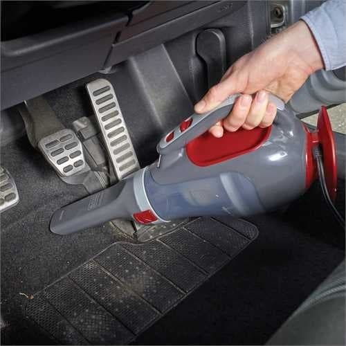 Black & Decker Σκουπάκι Αυτοκινήτου με Καλώδιο Αναπτήρα 12V 12W Gray, Red ADV1200 6