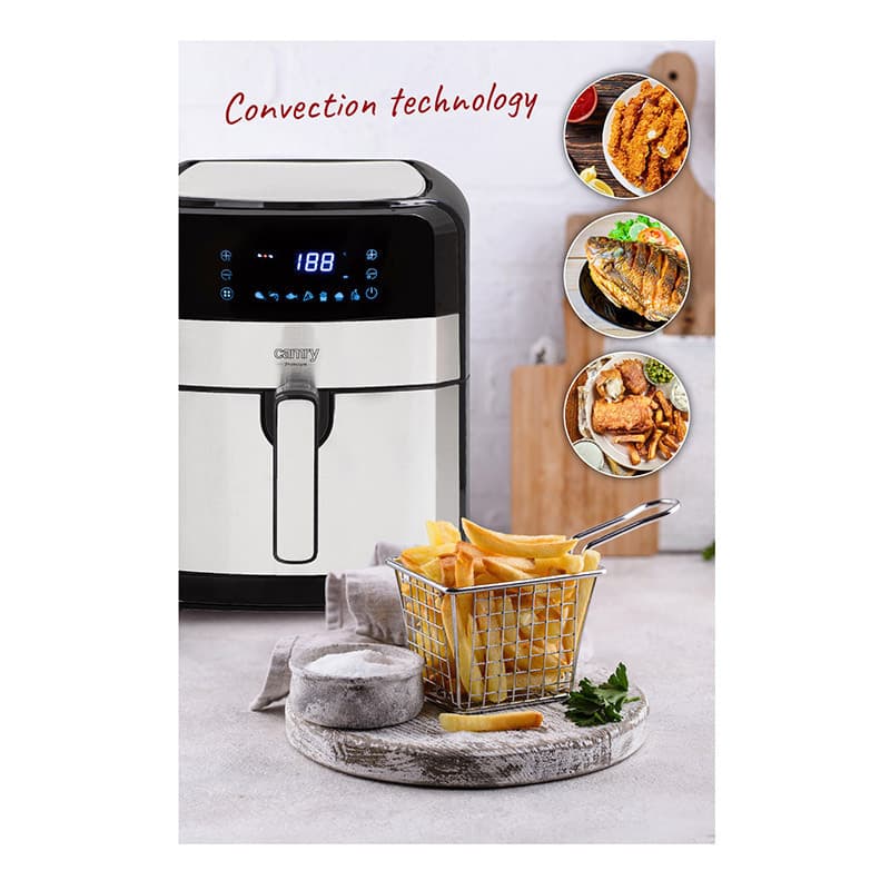 Camry Air Fryer 5lt Ασημί CR6311 15