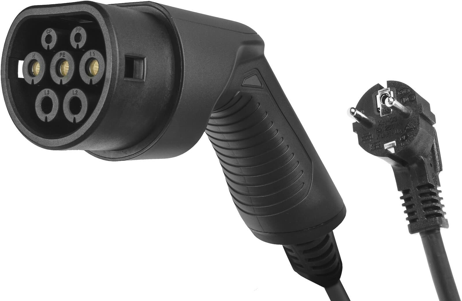 Green Cell PowerCable Φορητός Μονοφασικός Φορτιστής 3.6kW με Ενσωματωμένο Καλώδιο 6.5m Type 2 (EV16)