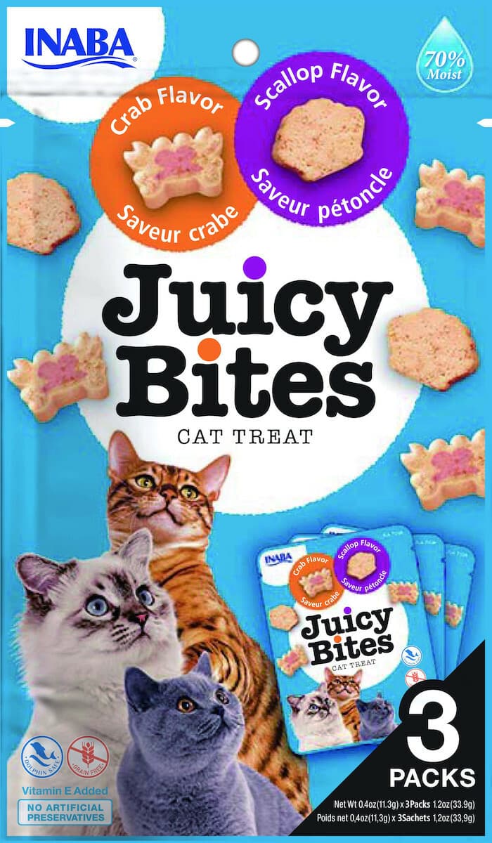 Inaba Juicy Bites Λιχουδιές με Γαρίδα & Θαλασσινά για Ενήλικες Γάτες 33.9gr IN704 2