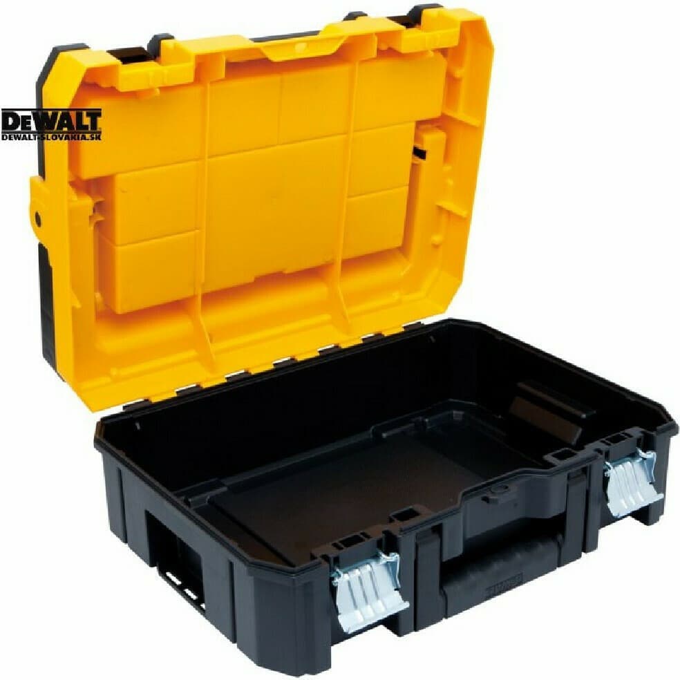 DEWALT TSTAK Εργαλειοθήκη Χειρός Πλαστική με Ταμπακιέρα και Αφρολέξ Π55xB37xΥ41cm DWST83344-1 4