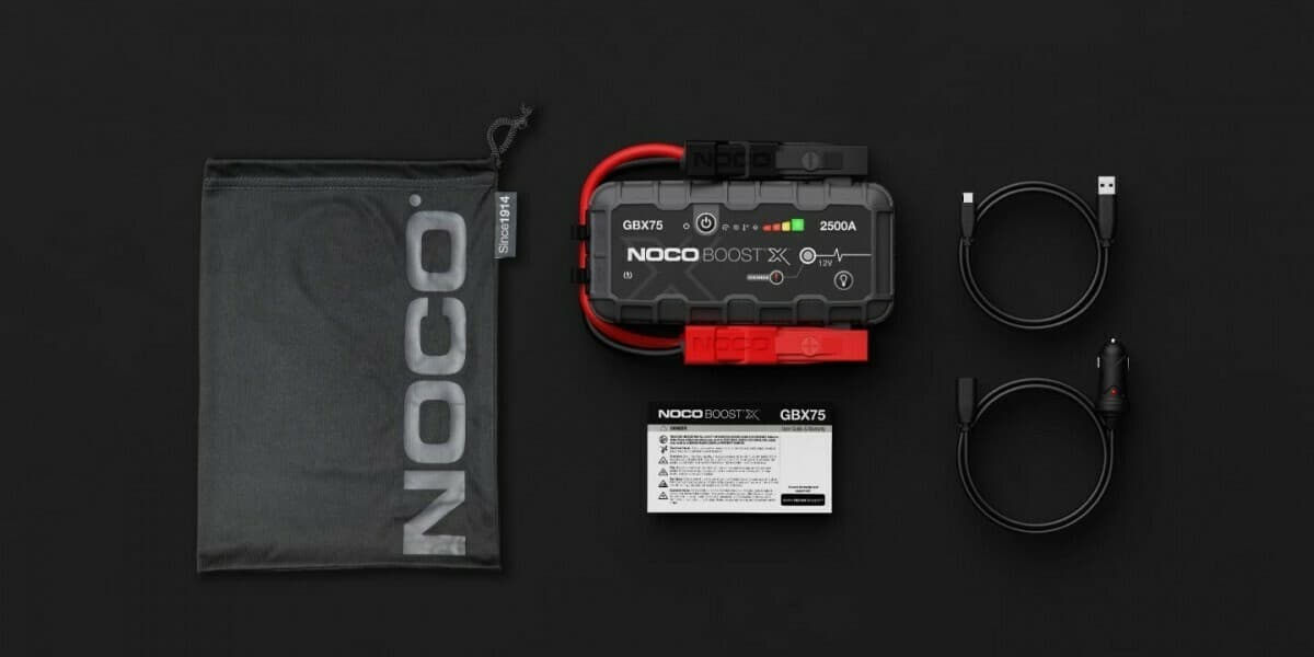 Noco Boost X Φορητός Εκκινητής Μπαταρίας Αυτοκινήτου & Μοτοσυκλέτας 2500A με Power Bank / USB / Φακό 12V GBX75 12