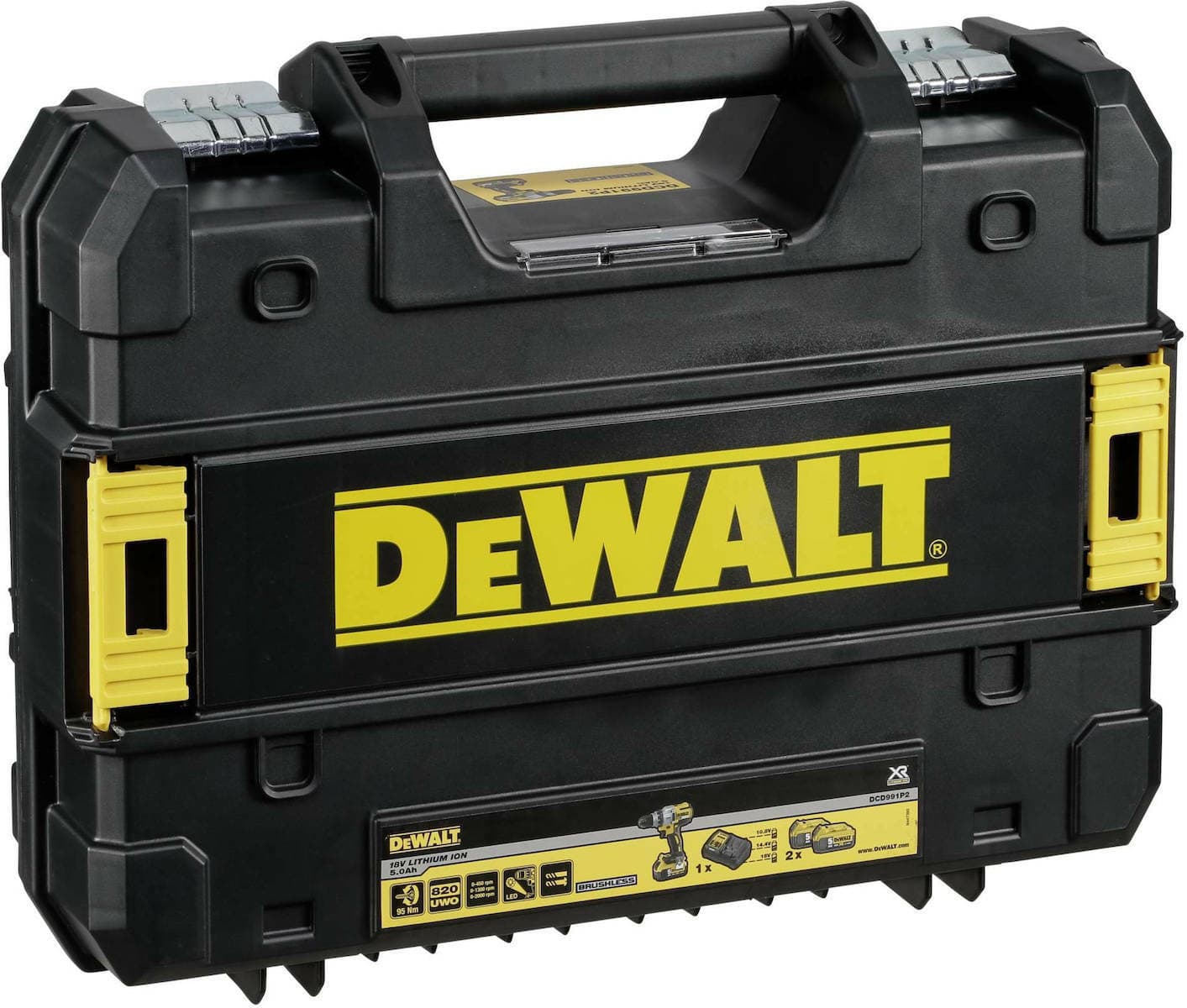 DEWALT DCD991P2 Δραπανοκατσάβιδο Μπαταρίας Brushless 18V 2x5Ah 4