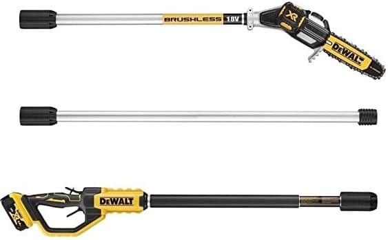 DEWALT DCMPS567P1 Τηλεσκοπικό Κονταροπρίονο Μπαταρίας 18V 1x5Ah Συνολικού Μήκους 200cm και Λάμα 20cm 4