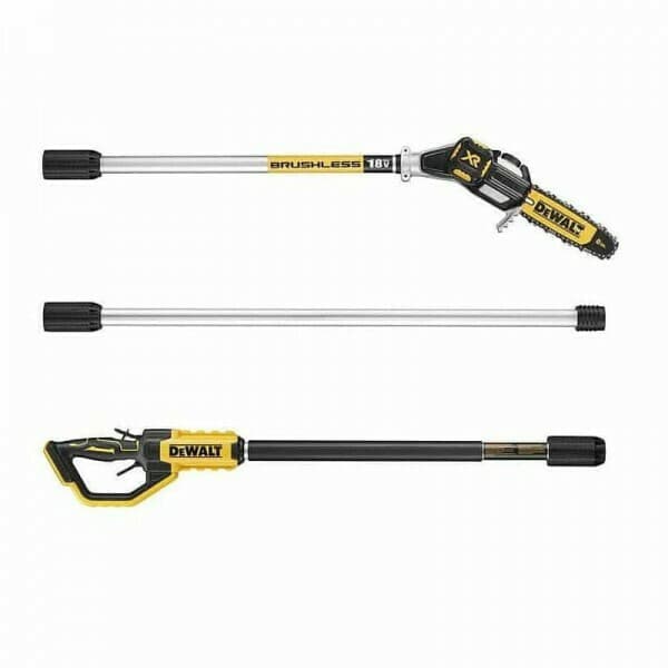 DEWALT DCMPS567P1 Τηλεσκοπικό Κονταροπρίονο Μπαταρίας 18V 1x5Ah Συνολικού Μήκους 200cm και Λάμα 20cm 6