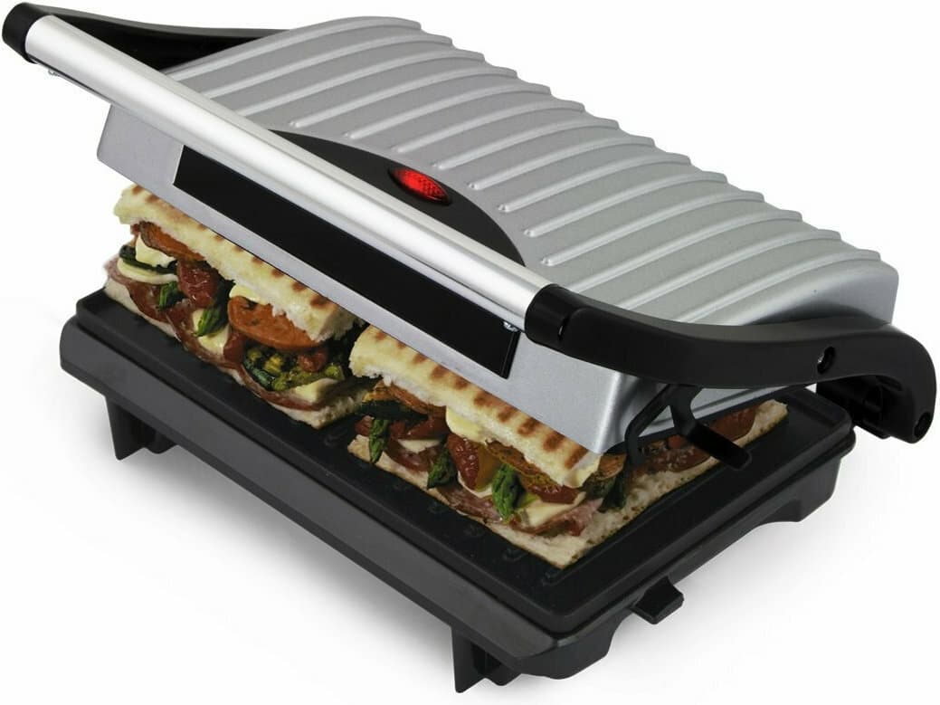 Esperanza Pizzaiola Τοστιέρα για 2 Τοστ 750W Γκρι