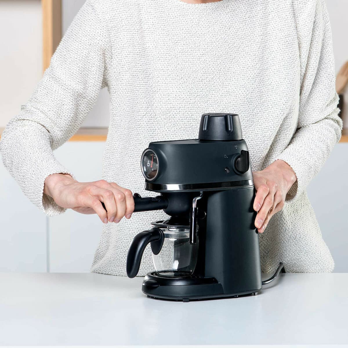 Black & Decker BXCO800E Μηχανή Espresso 800W Πίεσης 3.5bar Μαύρη ES9200050B 3