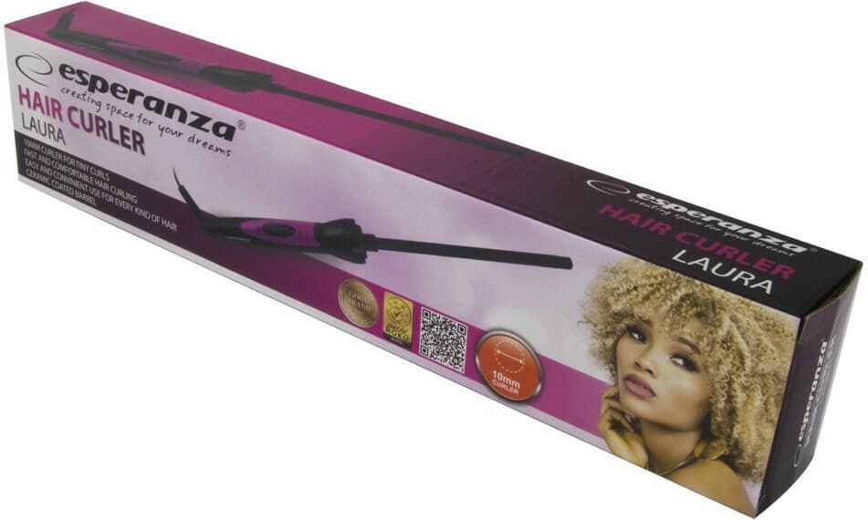 Esperanza Κωνικό Ψαλίδι Μαλλιών για Μπούκλες 10mm EBL014 5