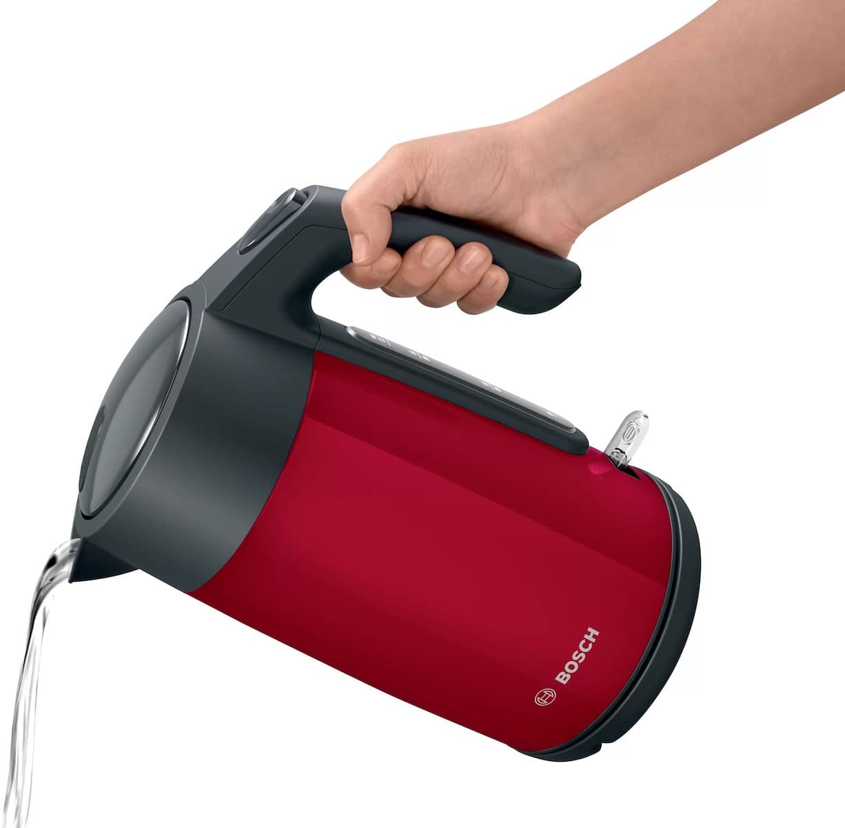 Bosch Βραστήρας 1.7lt 2400W Κόκκινος TWK7L464 6