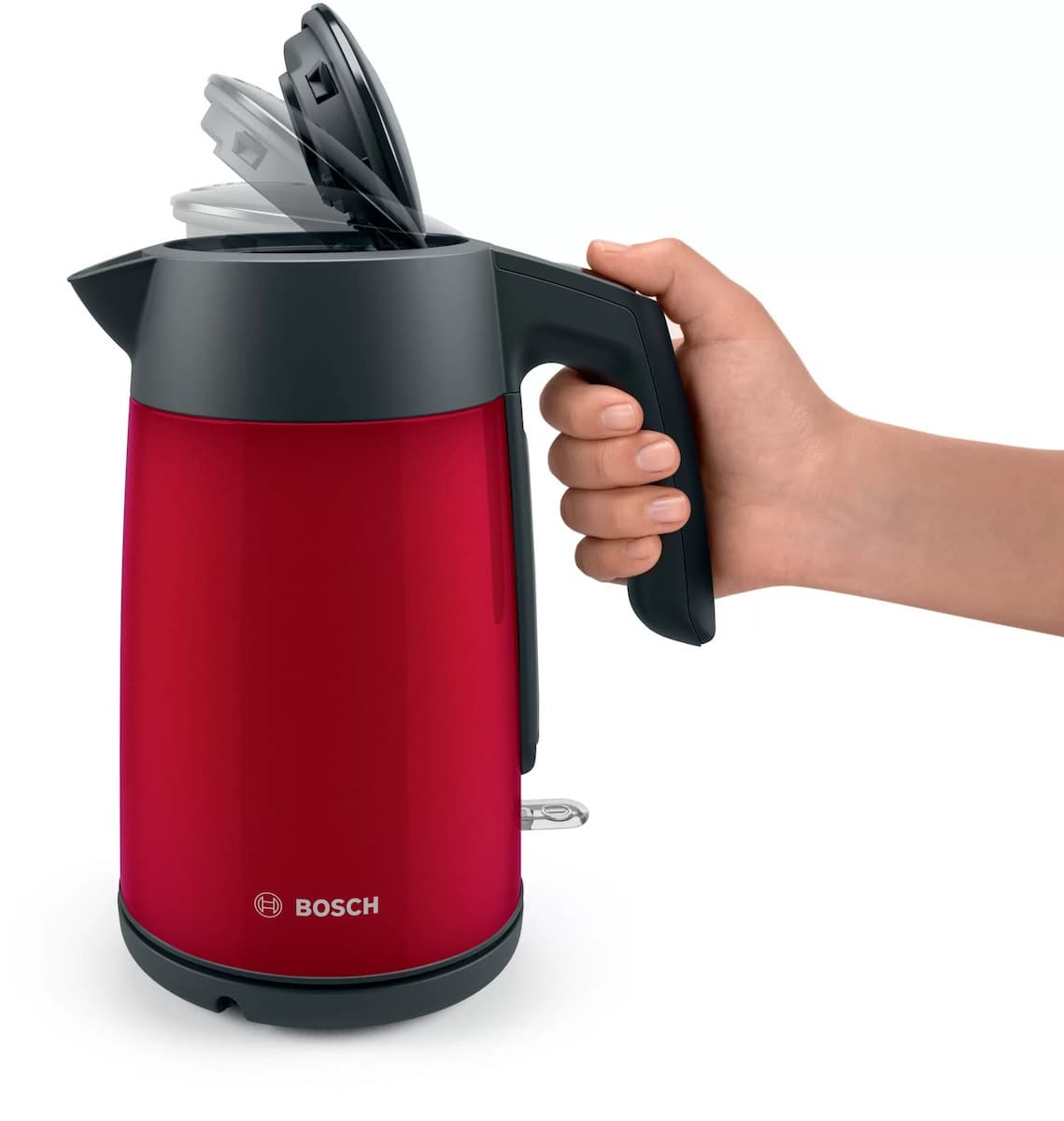 Bosch Βραστήρας 1.7lt 2400W Κόκκινος TWK7L464 4
