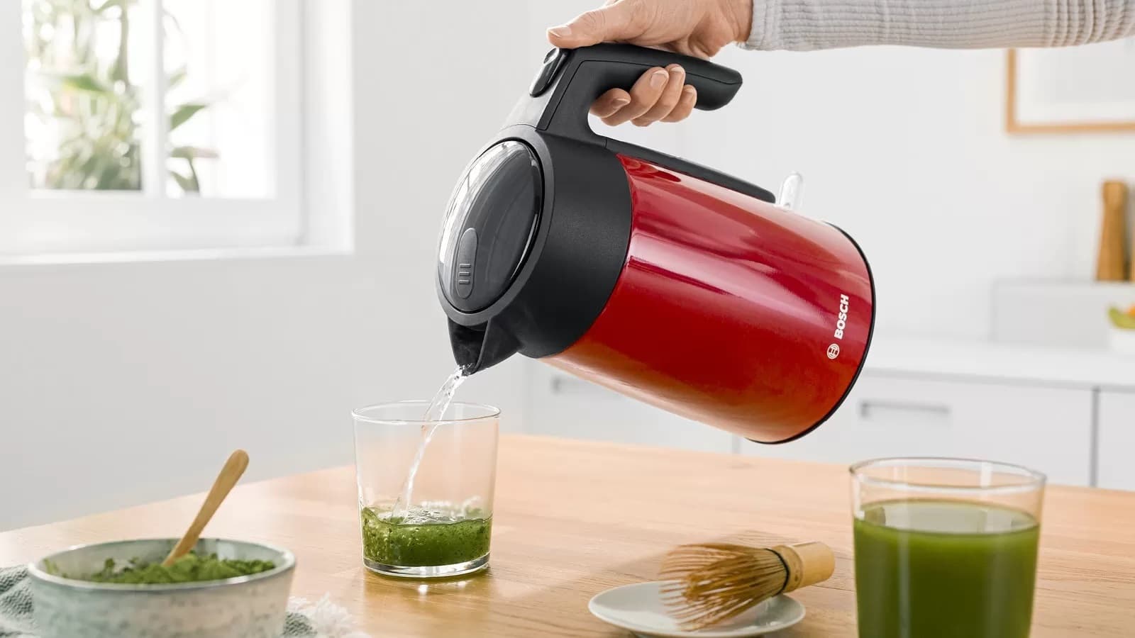 Bosch Βραστήρας 1.7lt 2400W Κόκκινος TWK7L464 7