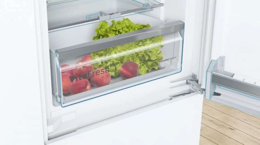 Bosch Εντοιχιζόμενος Ψυγειοκαταψύκτης 266lt Υ177.2xΠ55.8xΒ54.5εκ. Λευκός KIS86AFE0 5