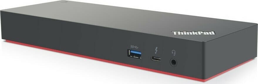 Lenovo ThinkPad Universal 90W USB-C Docking Station με HDMI/DisplayPort 4K PD Ethernet και σύνδεση 3 Οθονών Μαύρο 4