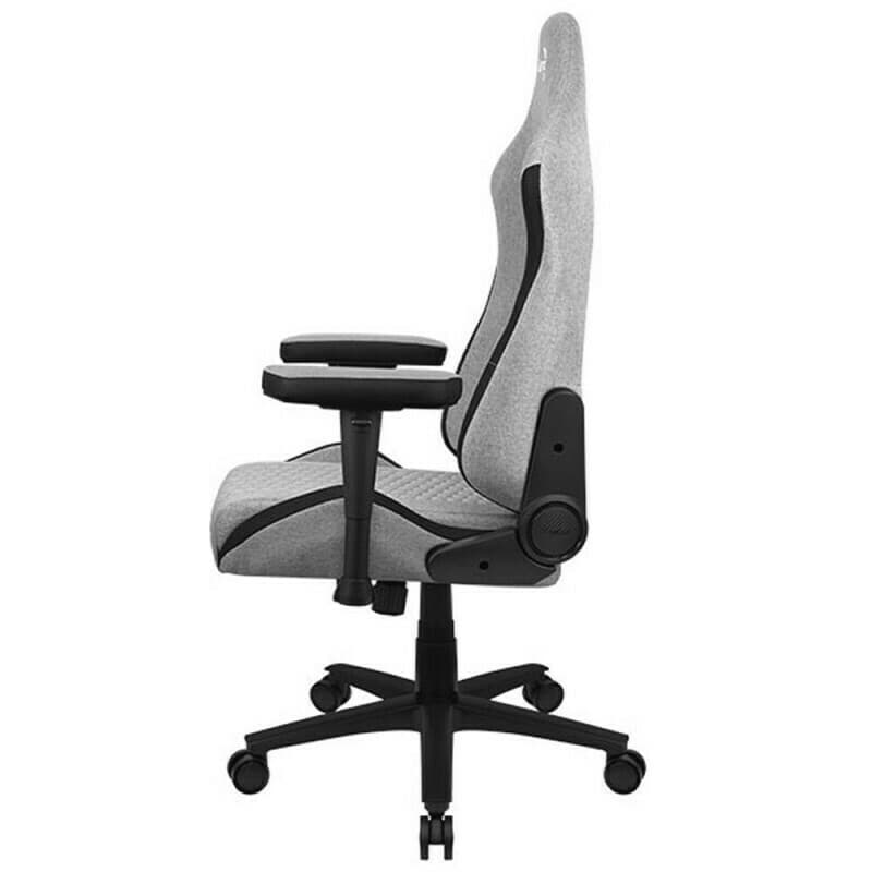Aerocool Crown AeroWeave Υφασμάτινη Καρέκλα Gaming με Ρυθμιζόμενα Μπράτσα Ash Grey 7