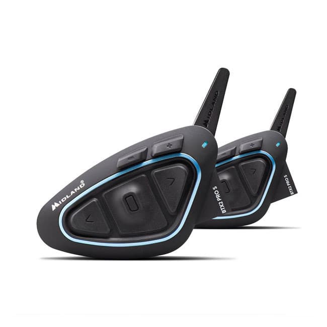 Midland BTX2 Pro S LR Διπλή Ενδοεπικοινωνία για Κράνος Μηχανής με Bluetooth C1414.03 6