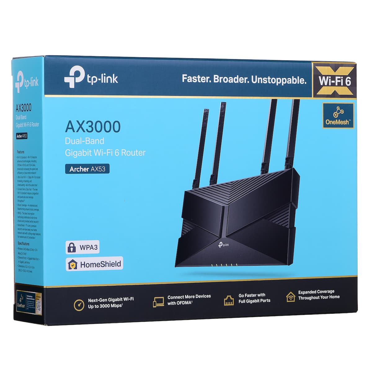 TP-LINK Archer AX53 v1 Ασύρματο Router Wi‑Fi 6 με 4 Θύρες Gigabit 4