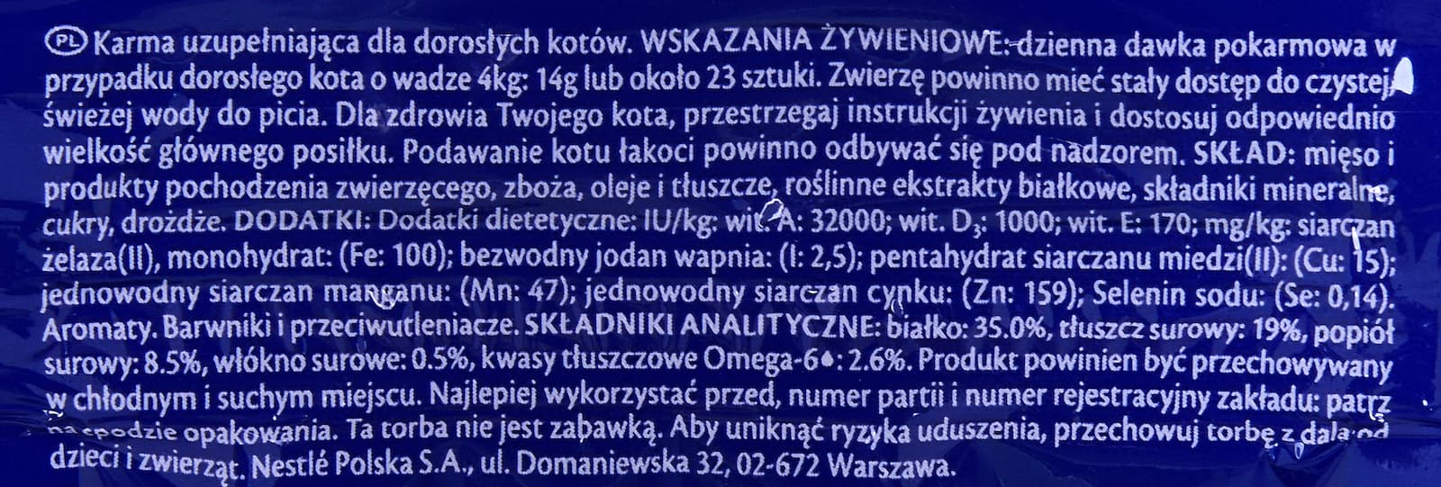Felix Λιχουδιές με Γαλοπούλα Γαλοπούλα & Ζαμπόν για Ενήλικες Γάτες 50gr