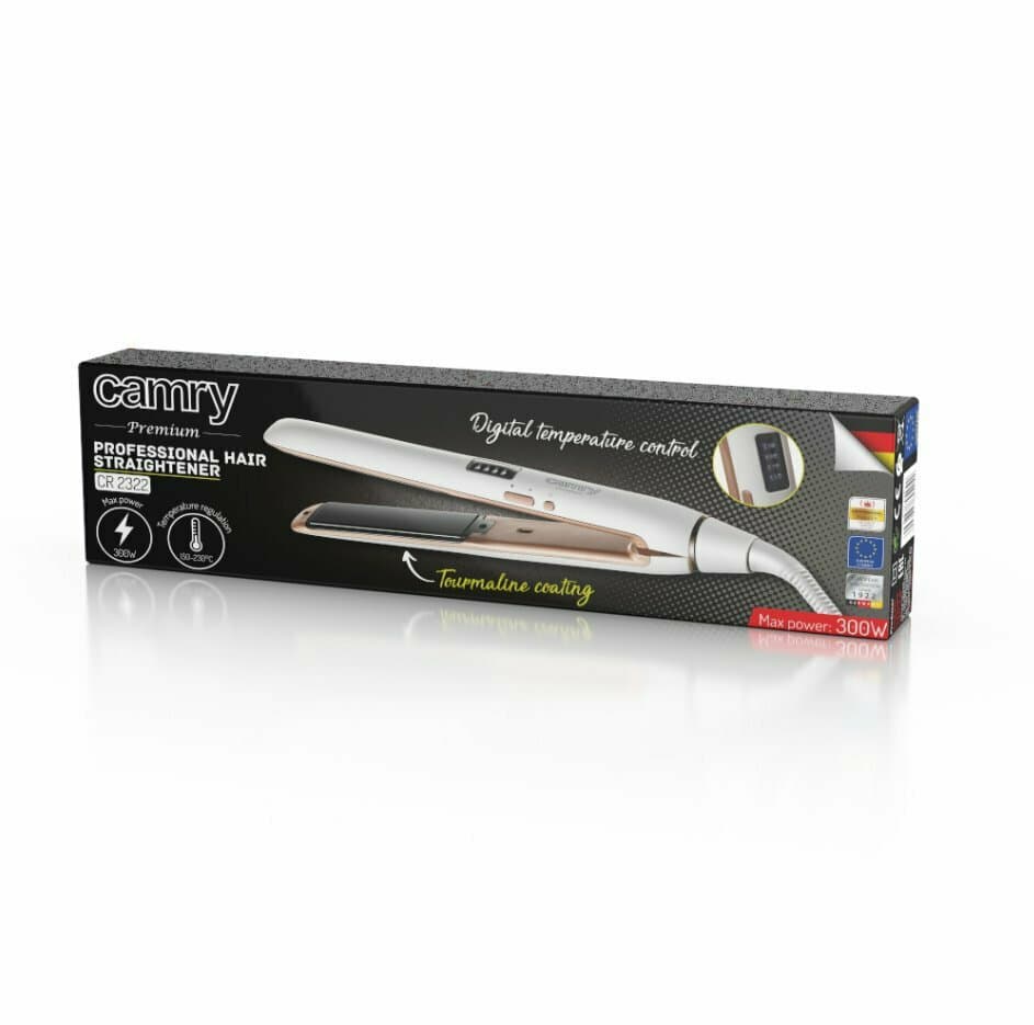 Camry CR 2322 CR2322 Πρέσα Μαλλιών με Κεραμικές Πλάκες 300W 5