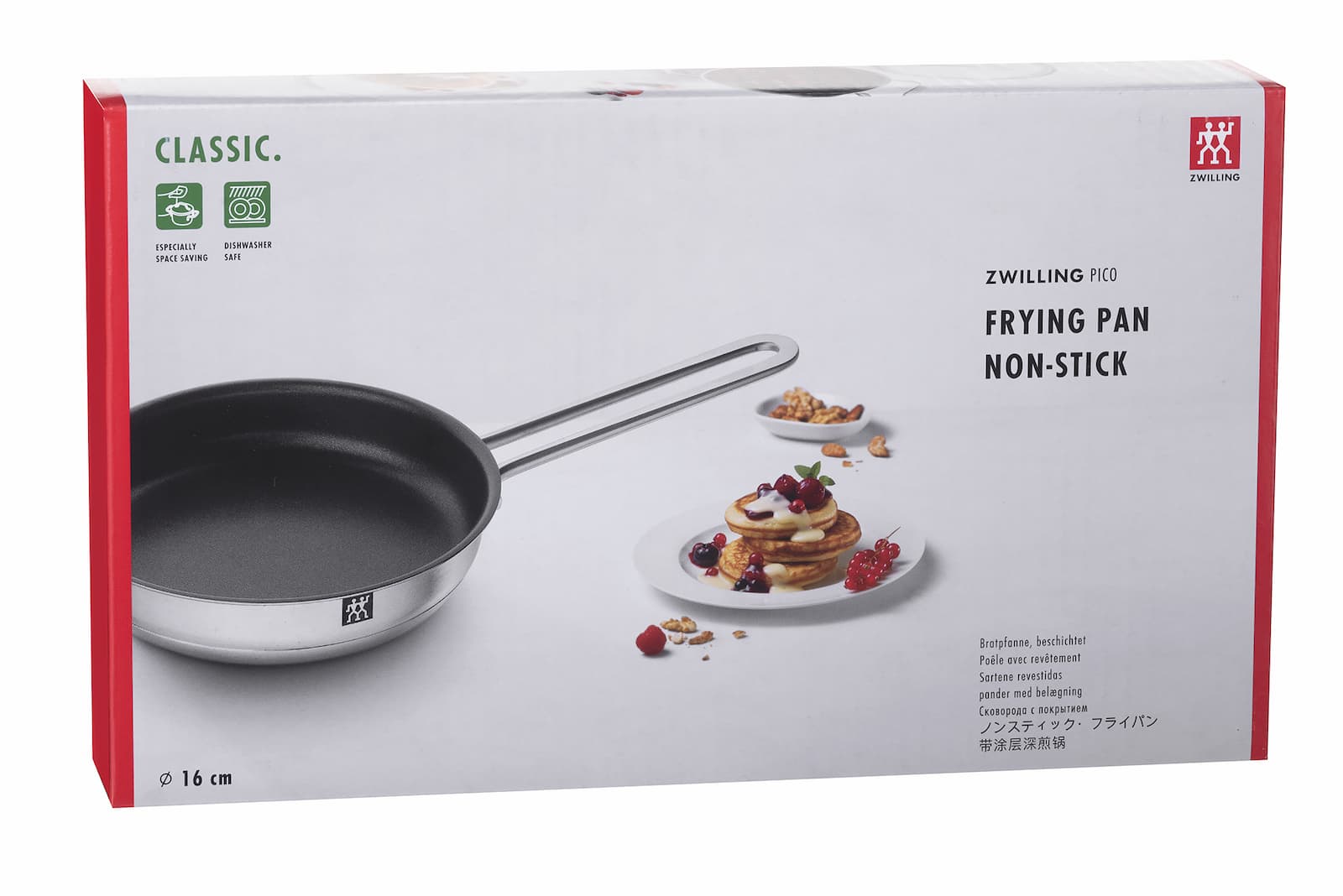 Zwilling J.A. Henckels Pico Τηγάνι από Αλουμίνιο με Αντικολλητική Επίστρωση 16cm 66659-160