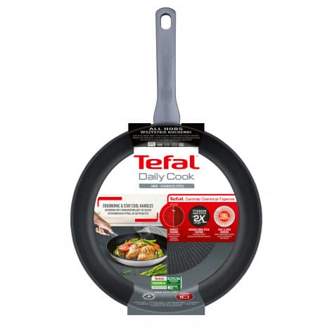 Tefal Daily Cook Τηγάνι από Ανοξείδωτο Ατσάλι με Αντικολλητική Επίστρωση 28cm G7300655 2