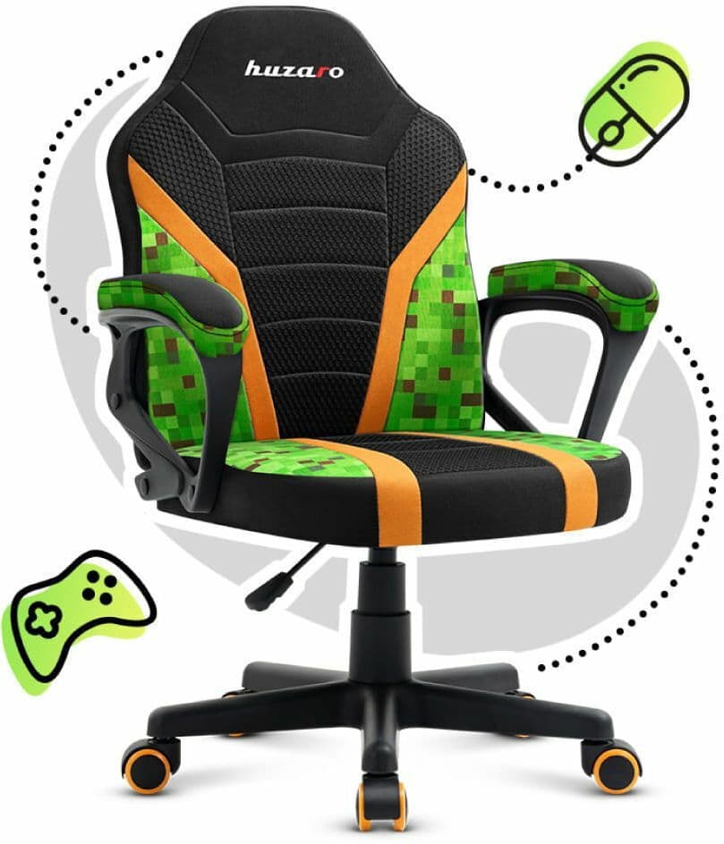 Huzaro Ranger 1.0 Καρέκλα Gaming Δερματίνης Pixel Mesh 8