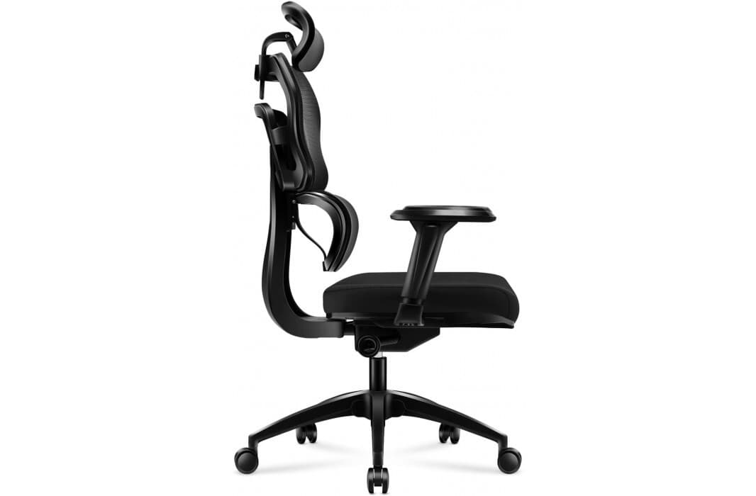 Huzaro Combat 7.0 Υφασμάτινη Καρέκλα Gaming με Ρυθμιζόμενα Μπράτσα Μαύρη 2