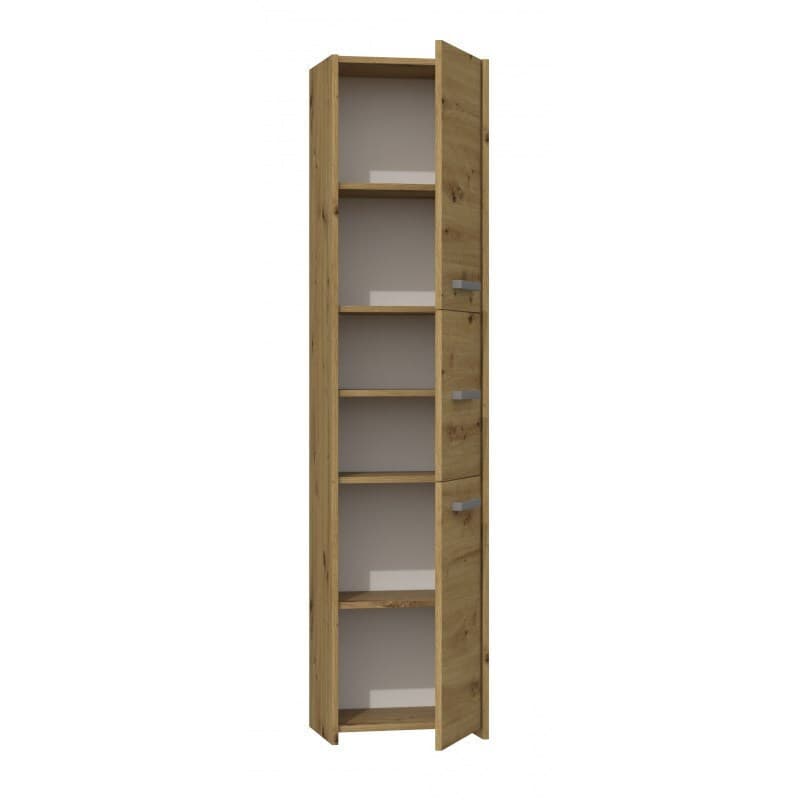 Topeshop S43 Artisan Στήλη Μπάνιου Δαπέδου Μ40xΒ30xΥ170cm Καφέ 3