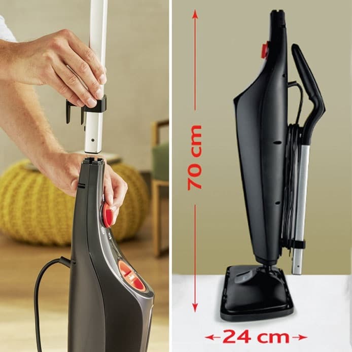 Vileda 168935 Steam Plus XXL Ατμοκαθαριστής Πίεσης 1bar με Κοντάρι 5