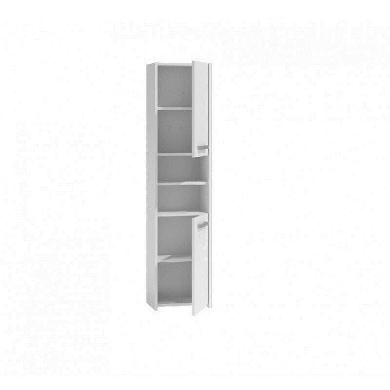 Topeshop S40 Στήλη Μπάνιου Δαπέδου Μ40xΒ30xΥ170cm Λευκή 3