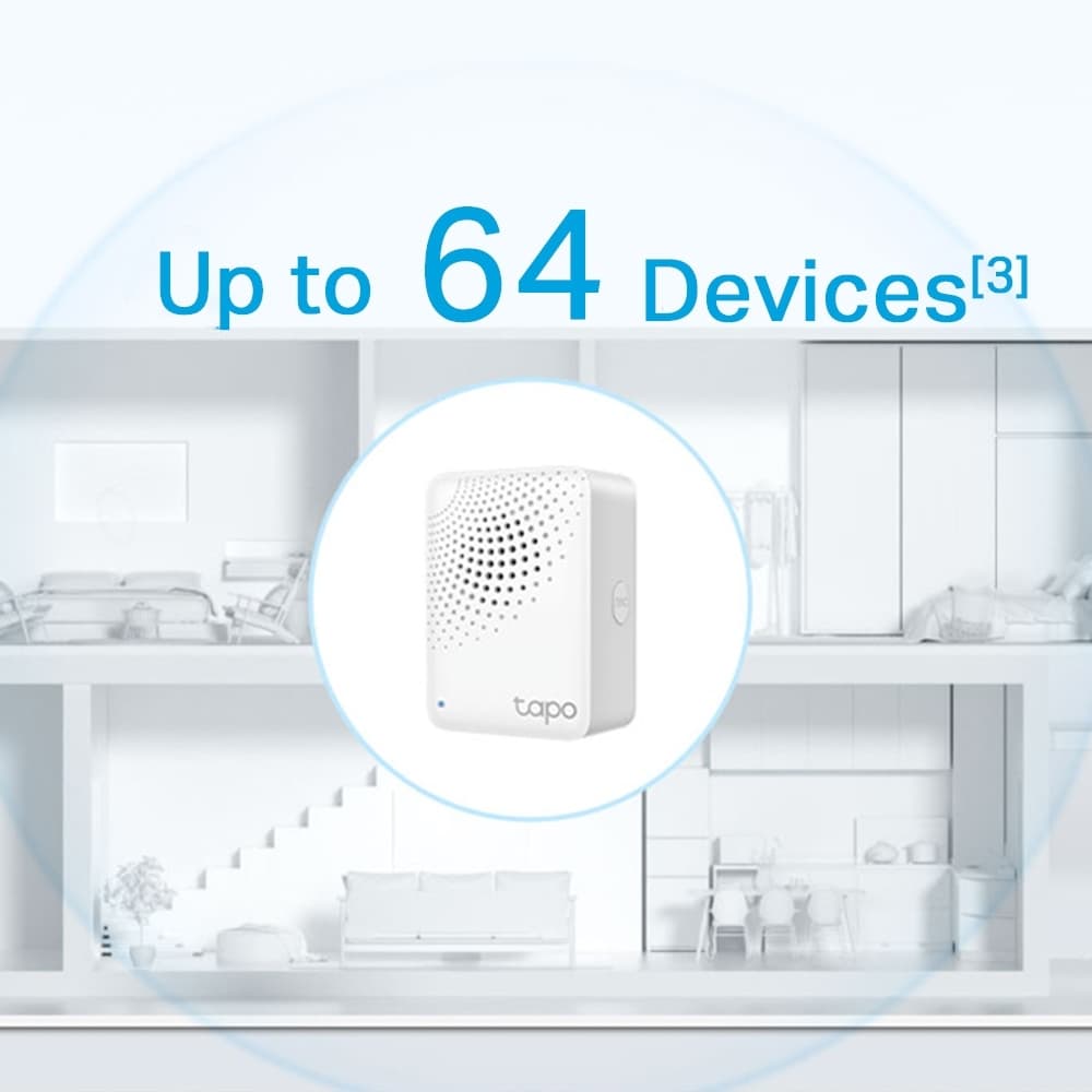 TP-LINK Tapo H100 v1 Smart Hub Wi-Fi TAPO H100 6