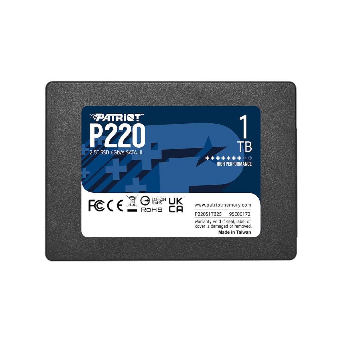 Patriot P220 SSD 1TB τύπου 2.5'' με σύνδεση SATA III P220S1TB25 2