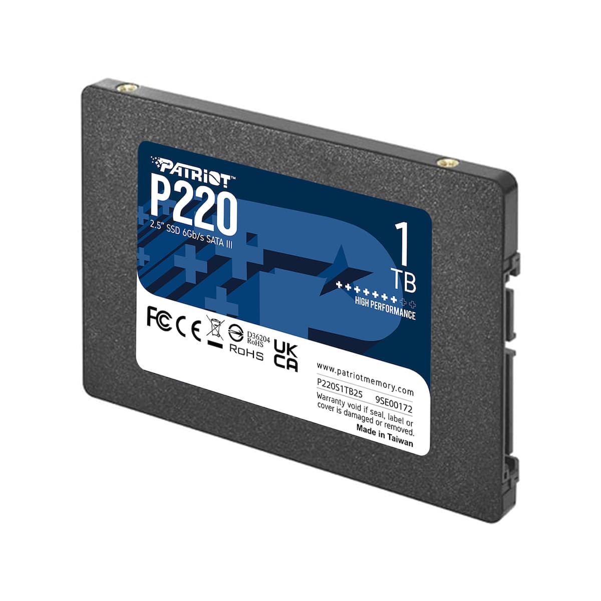 Patriot P220 SSD 1TB τύπου 2.5'' με σύνδεση SATA III P220S1TB25 3