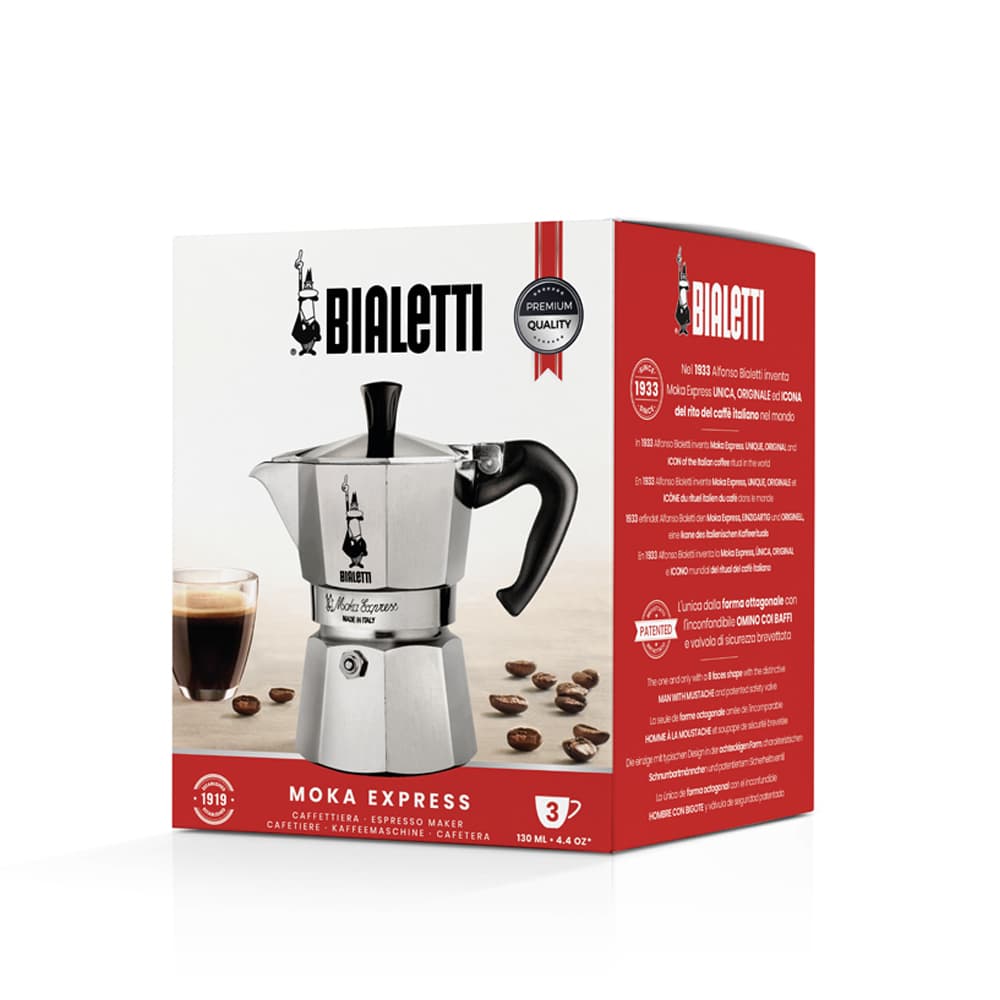 Bialetti Moka Express Μπρίκι Espresso 3cups Ασημί 0001162 7