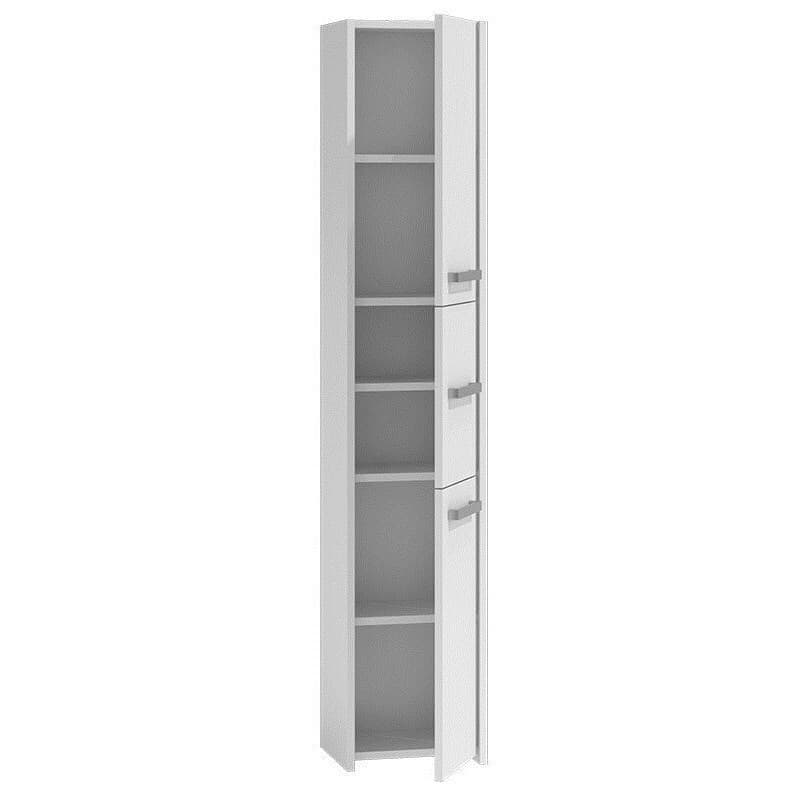 Topeshop S33 Στήλη Μπάνιου Δαπέδου Μ30xΒ30xΥ170cm Λευκή 3