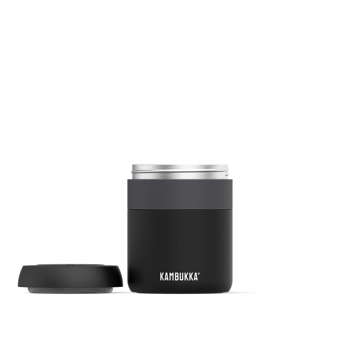 Kambukka Bora Δοχείο Φαγητού Inox Θερμός Matte Black 600ml 11-06010 2