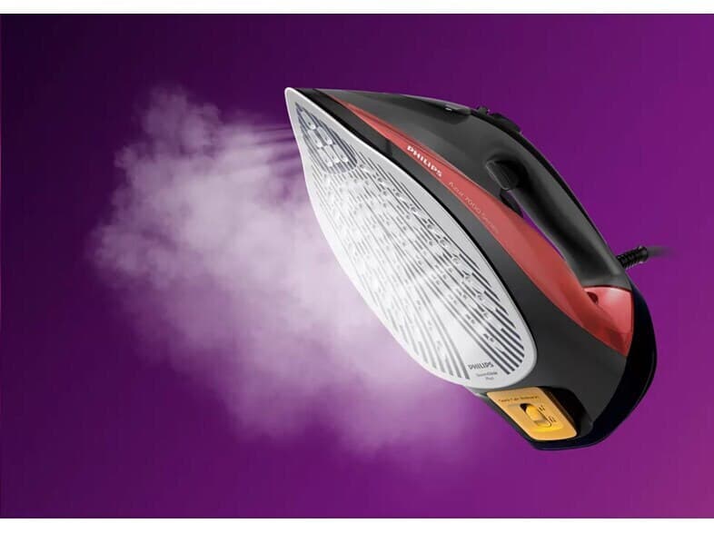 Philips Azur DST7022/40 Σίδερο Ατμού 2800W με Αντικολλητική Πλάκα και Συνεχόμενη Παροχή Ατμού 50gr/min Black/Red 3