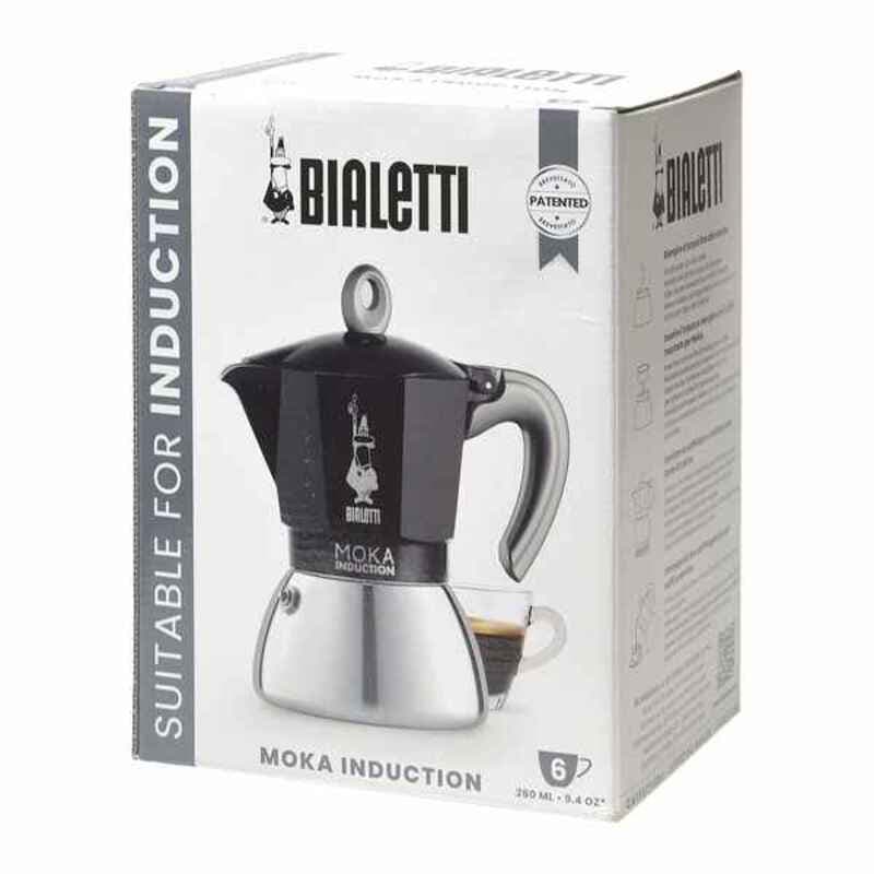 Bialetti Moka Induction 0.3L Μπρίκι Espresso 6cups Μαύρο 0006936/NP 4