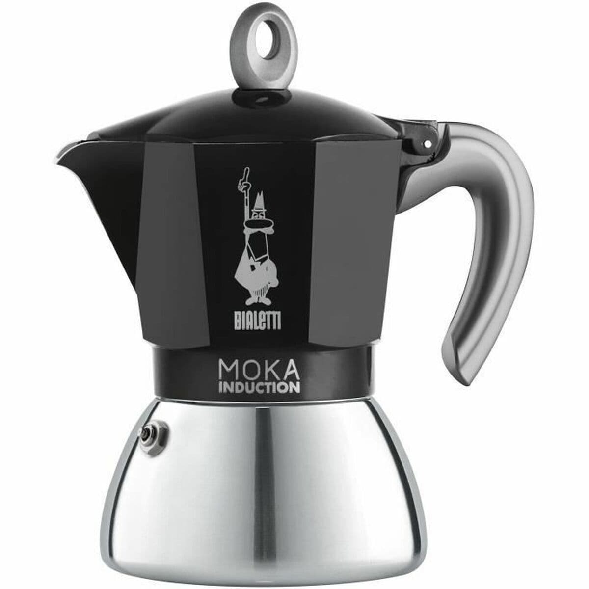 Bialetti Moka Induction 0.3L Μπρίκι Espresso 6cups Μαύρο 0006936/NP 3