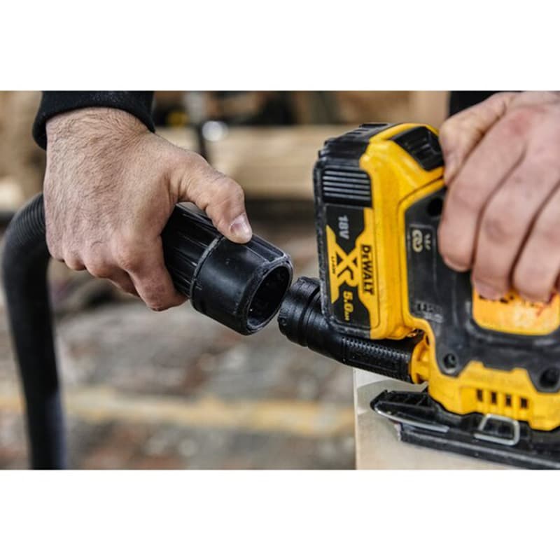 DEWALT DCW200NT Παλμικό Τριβείο Χούφτας Solo με Ρύθμιση Ταχύτητας και με Σύστημα Αναρρόφησης 7