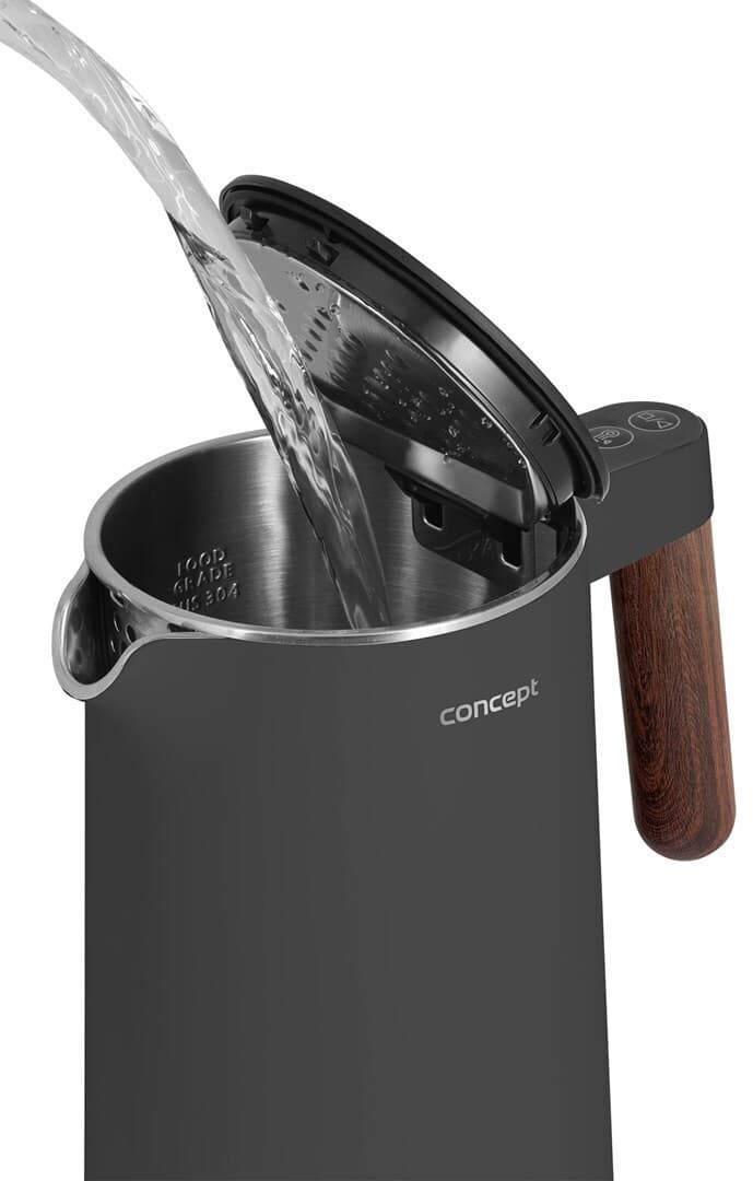 Concept Βραστήρας 1.5lt 2200W Γκρι RK3305