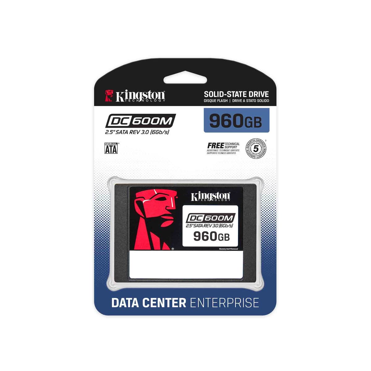 Kingston DC600M SSD 960GB τύπου 2.5'' με σύνδεση SATA III SEDC600M/960G 2