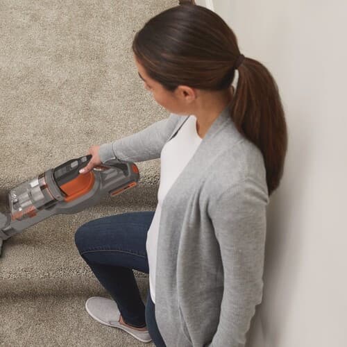 Black & Decker BHFEV182C Επαναφορτιζόμενη Σκούπα 2 σε 1 Stick & Χειρός 18V Πορτοκαλί 20